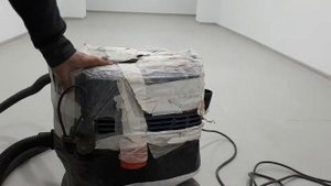 Пылесос профессиональный BOSCH Gas 35 L SFC+ часть 3 состояние после первого использования