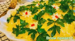 САЛАТ С ВЕТЧИНОЙ И СЫРОМ.ЛЕГКИЙ И ВКУСНЫЙ САЛАТ..mp4