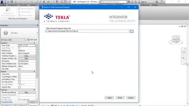 How to Export Revit Model and Import into Tekla Structures смотреть онлайн