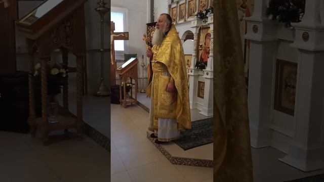 Краткое слово после литургии 31 декабря 2022г., в субботу перед Рождеством Христовым смотреть онлайн