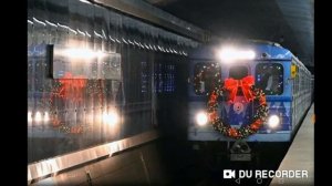 Новогодние поезда Московского метро 2022!
