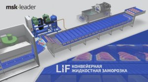 Конвейерная жидкостная заморозка LIF