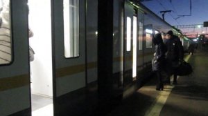 Электропоезд ЭП2Д-0050 ЦППК станция Селятино 23.11.2018
