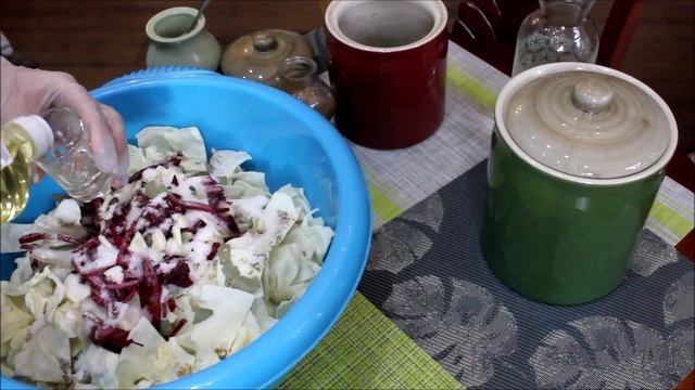 Капуста по - Корейски острая со свеклой смотреть онлайн