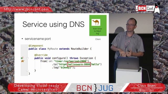 Developing cloud-ready Camel microservices - by Claus Ibsen at JBCNConf'17 смотреть онлайн
