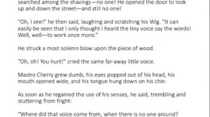 PINOCCHIO Audiobook (with Text) - Chapter 1