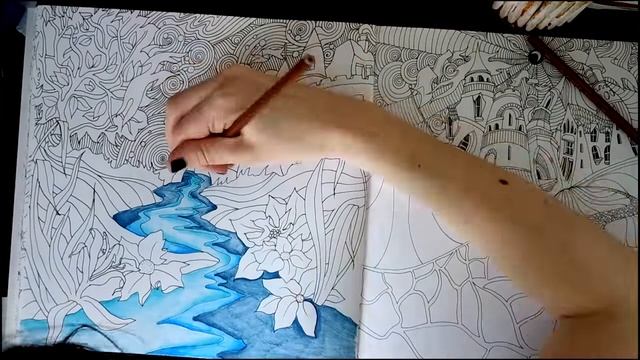 ОБЗОР МАГИЯ ГОРОДОВ | The Magical city | НОВАЯ Раскраска-антистресс