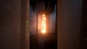 Печь на отработке из двух огнетушителей