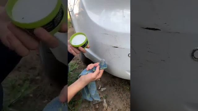 Как удалить царапину на автомобиле