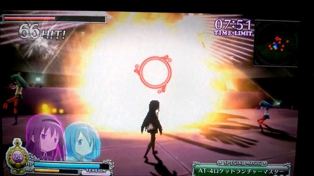 Mahou Shoujo Madoka Magica: The Battle Pentagram Gameplay смотреть онлайн