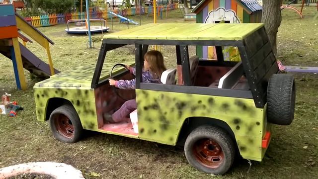 машина из дерева своими руками для детской площадки смотреть онлайн