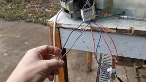 Перосъёмная машина из старой стиральной машины / Установка регулятора оборотов на перосъёмную машин