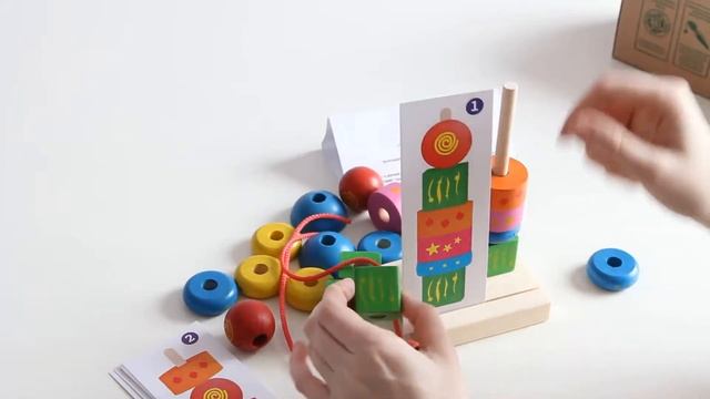 Краснокамская игрушка Пирамидка "ГЕОМЕТРИЯ" | логическая развивающая игрушка смотреть онлайн