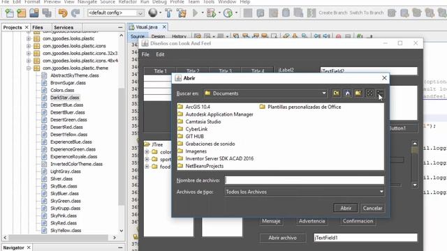 Java Look and feel & Temas смотреть онлайн