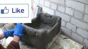 Как сделать вазон из старого ящика/ Супер идея для декора сада/ DIY cement pot