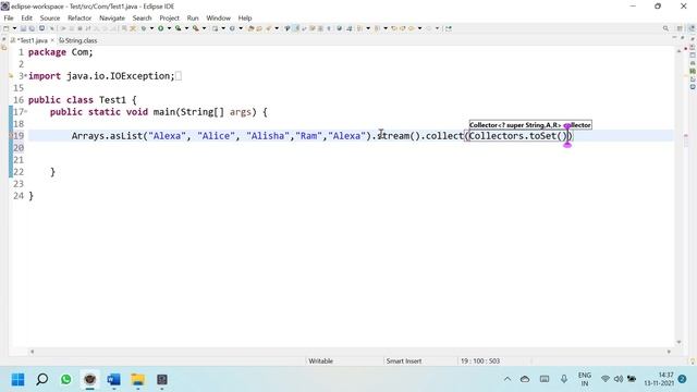 Java 8 Stream Method Tutorial | List, Set in Stream  Examples