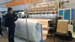 Многоигольная стегальная машина для производства матраса в