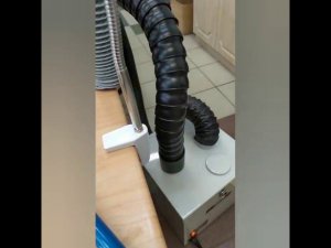 Тестирование дымоуловителя duet-300/2