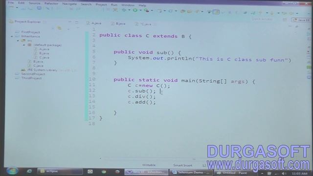 Selenium - WebDriver Java Inheritance Types смотреть онлайн