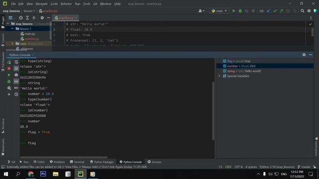 PYTHON ООП - ПРАКТИКА ПО ОСНОВАМ  (для чайников) - ПРОГРАММИРОВАНИЕ ПО ПЛЕЙЛИСТАМ #УРОК  1