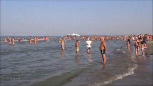 Beach in Rivazzurra - Rimini, Italy