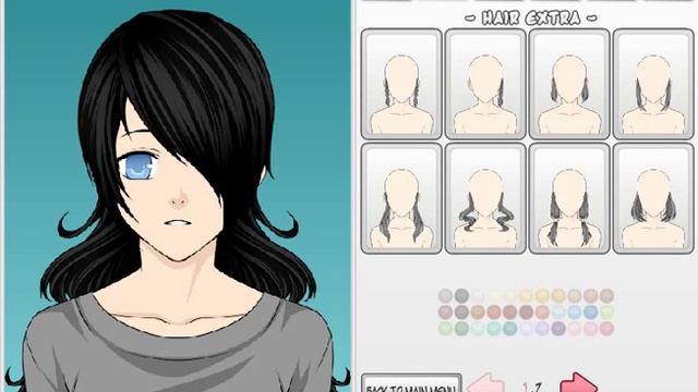 Играем в игру Создай своего аниме персонажа! смотреть онлайн