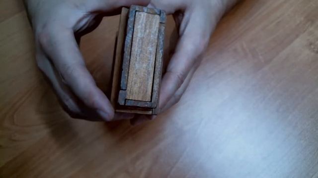 Деревянная головоломка Сейф  арт. 98263 от компании ЭВРИКА, её решение.