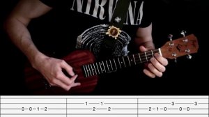 Как играть Nirvana - Come As You Are на укулеле. Разбор и табы