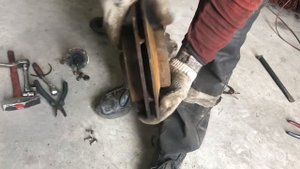 Ремонт водяного насоса НЦ-60/125 на КО-823 (ремонт водяного  центробежного насоса).
