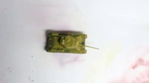 Окраска и нанесение декалей Т-34-85 в масштабе 1\72