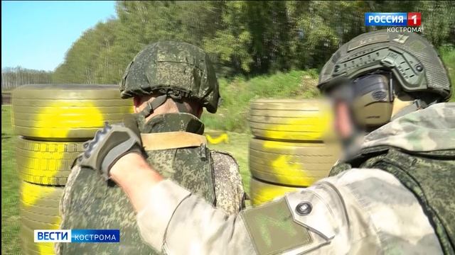 У курсантов костромской академии РХБЗ учебный год начался с полевой тренировки