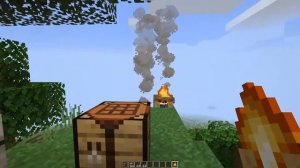КАК В МАЙНКРАФТЕ СДЕЛАТЬ КОСТЁР
