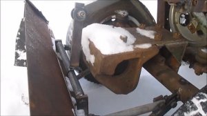Самодельный мини трактор с подъемной лопатой