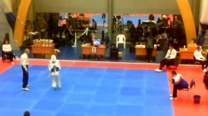 Taekwondo children sparring Age 7- 8 . 1st fight & tournament Тхэквондо дети 7-8 лет