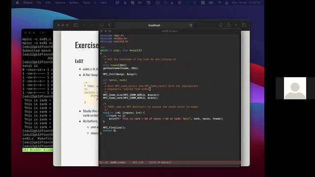 HPC Intermediate Training Event (04/21) - Day 1: MPI, OpenMP and Hybrid Programming - Session 2 смотреть онлайн