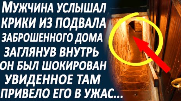 Мужчина услышал крики из подвала. Заглянув внутрь, он оцепенел от увиденного и потерял дар речи...