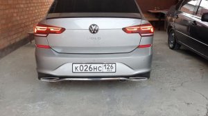 Раздвоенный AMG выхлоп Поло Лифтбек