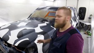 Покраска в камуфляж RAPTORом, день третий, завершение