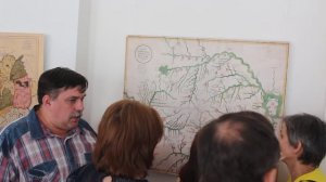Экскурсия (галерея "Родина") по выставке "Белгородчина на старинных картах" 04.08.2016 г.