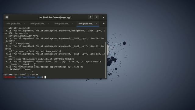 python manage.py runserver file manage.py line 17 ) from exc
