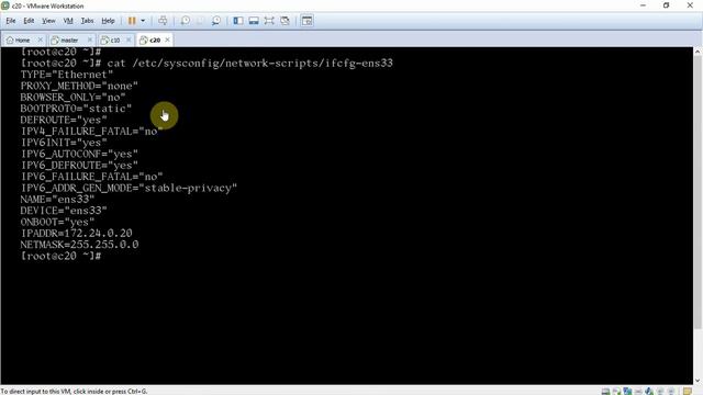 9 Configure c20 Client System | Part-2 | Linux Networking Lab Setup | Linux Networking
