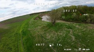 Полеты дроном FPV | Один тренировочный день | Встреча с орлом