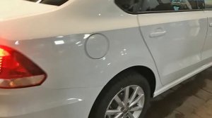 Восстановление VW Polo седан с ремонтом задней подвески