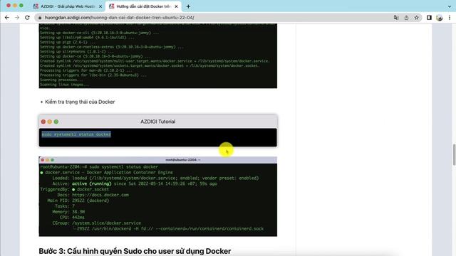 [Docker] Hướng dẫn cài đặt Docker trên Ubuntu 22.04 смотреть онлайн