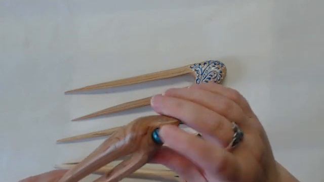 Заколки шпильки дерево рябина вишня ручная роспись смотреть онлайн