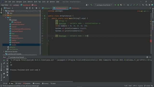 Java Array Introduction