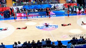 Подборка лучших выступлений группы поддержки баскетбольного клуба ЦСКА.