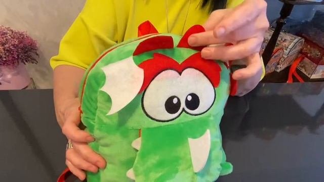 Рюкзак Дракоша - сладкий новогодний подарок в мягкой игрушке