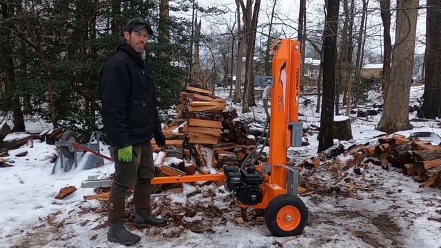 The best budget log splitter the Yardmax 25 ton смотреть онлайн