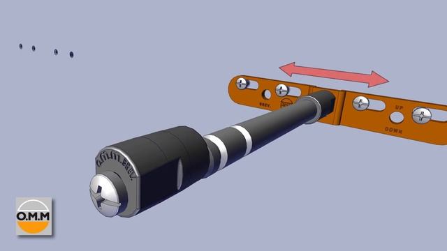 Скрытый полкодержатель MN110 OMM (Италия) смотреть онлайн